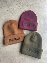 Load image into Gallery viewer, Yeehaw Knit Embroidered Beanie

