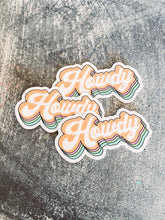 Load image into Gallery viewer, Retro Howdy - Sticker
