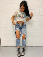 Load image into Gallery viewer, Just a Little Wild Aztec Graphic T-shirt
