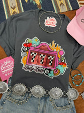 Load image into Gallery viewer, Lady Luck Slot Machine Sequin Patch Tee
