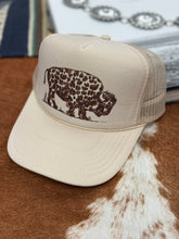 Load image into Gallery viewer, Leopard Buffalo Trucker Hat
