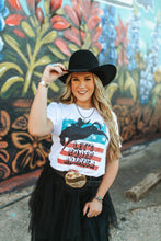 Load image into Gallery viewer, Let&#39;s Rodeo America Graphic Tee
