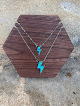 Load image into Gallery viewer, Lightning Bolt Stone Necklace
