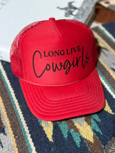 Load image into Gallery viewer, Long Live Cowgirls Trucker Hat
