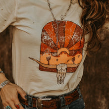 Load image into Gallery viewer, Longhorn Sunset Graphic Tee

