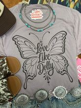 Load image into Gallery viewer, Love Like Dolly Butterfly Graphic Tee

