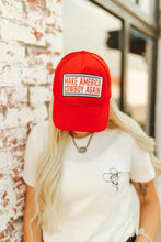 Load image into Gallery viewer, Make America Cowboy Again Banner Trucker Hat
