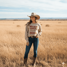 Load image into Gallery viewer, Make America Cowboy Again Stars Graphic Sweatshirt
