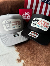 Load image into Gallery viewer, Make America Cowboy Again Trump Trucker Hat
