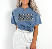 Load image into Gallery viewer, Mama Checkered Tee - Comfort Colors
