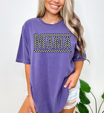 Load image into Gallery viewer, Mama Checkered Tee - Comfort Colors

