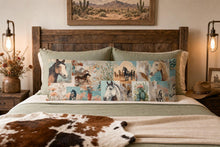 Load image into Gallery viewer, Baha Ranch Bohemian Dreams Western Body Pillow Cover Made in America
