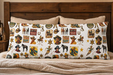 Load image into Gallery viewer, Baha Ranch Vintage Cowboy Body Pillow Cover Made in America
