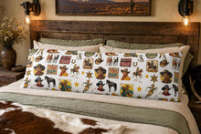 Load image into Gallery viewer, Baha Ranch Vintage Cowboy Body Pillow Cover Made in America
