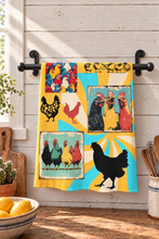 Load image into Gallery viewer, Baha Ranch Chicken Days Set of 2 Kitchen Dish Towels (same) Made in America Kitchen Towel Made in America
