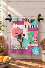 Load image into Gallery viewer, Baha Ranch Set of 2 (same) Chicken Days Kitchen Towels Made in America
