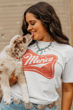 Load image into Gallery viewer, Merica Red Logo Graphic Tee
