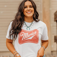 Load image into Gallery viewer, Merica Red Logo Graphic Tee
