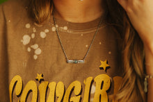 Load image into Gallery viewer, Nocona Bar Necklace with Turquoise Stone
