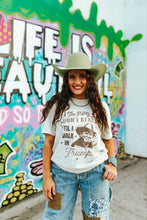 Load image into Gallery viewer, Party Don&#39;t Start Trump Graphic Tee

