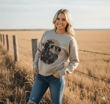 Load image into Gallery viewer, Pasture Sunset Graphic Sweatshirt
