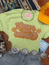 Load image into Gallery viewer, Leave Me Alone Retro Flower Graphic Tee
