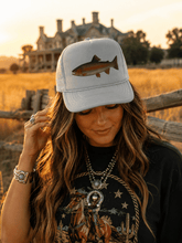 Load image into Gallery viewer, Rainbow Trout Trucker Hat
