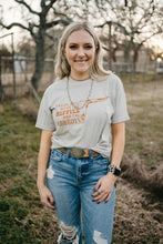 Load image into Gallery viewer, Raisin&#39; Hell Bull Skull Graphic Tee
