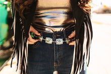 Load image into Gallery viewer, Rectangle Concho Chain Belt
