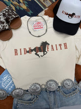 Load image into Gallery viewer, Ride By Faith Graphic Tee
