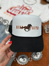 Load image into Gallery viewer, Ride By Faith Trucker Hat
