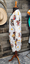 Load image into Gallery viewer, Vintage Cowgirl Collage Western Lightweight Cardigan
