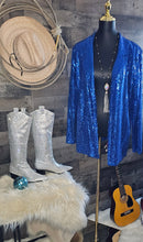 Load image into Gallery viewer, Blazing Boots - Blue or Silver -  Cowgirl Sparkle Holiday Western
