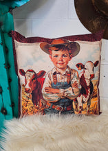 Load image into Gallery viewer, Vintage Cowboy Pillow Case Made in America
