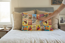 Load image into Gallery viewer, Baha Ranch Vintage Rodeo Poster Satin Pillow Case Made in America
