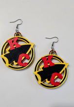 Load image into Gallery viewer, 3D Print Kansas City Arrowhead Football Chiefs Earrings Made in America
