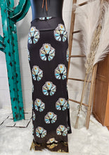 Load image into Gallery viewer, Turquoise Naja Maxi Skirt
