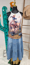 Load image into Gallery viewer, Vintage Western Cowboy Women's Tank Top
