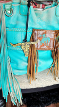 Load image into Gallery viewer, 3d Print Tooled Longhorn Keychain or Purse Charm Ornament - Made in America - choice of colors
