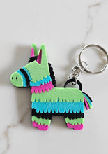 Load image into Gallery viewer, 3D Print Mexico Theme Pinata Llama Donkey Party Fiesta Keychain
