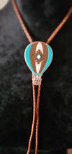Load image into Gallery viewer, Albuquerque Balloon Fiesta 3D Hot Air Balloon Aztec Bolo Tie Necklace
