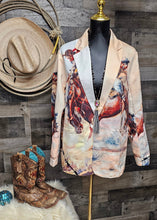 Load image into Gallery viewer, Yeehaw Cowboy Vintage Western Retro Blazer
