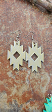 Load image into Gallery viewer, 3D Print Southwestern Aztec Boho Earrings Choice of Colors Made in America
