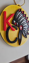 Load image into Gallery viewer, 3D Print Chiefs Kc Kansas City Football Ornament or Keychain
