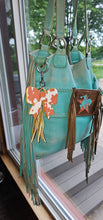 Load image into Gallery viewer, 3d Print Puffy Bow Trend Keychain Fringe Cow Print Western Made in America
