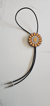 Load image into Gallery viewer, Baha Ranch Gold Cream Concho 3D Inlay Bolo Made in America
