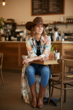 Load image into Gallery viewer, Colores de Mexico Pictures of the Southwest Button-Up Long Sleeve Shirt Dress Duster
