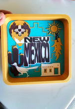 Load image into Gallery viewer, Baha Ranch Zia Balloon Adobe Roadrunner New Mexico 3D Accessory Tray Made in America

