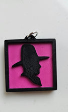 Load image into Gallery viewer, 3D Print Picture Necklace on Deerskin Leather Western Cowboy Horse Hat Boot Made in America
