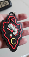 Load image into Gallery viewer, 3D Print Chiefs Arrowhead Kc Kansas City Football Keychain Made in America
